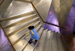 Limpieza de escaleras